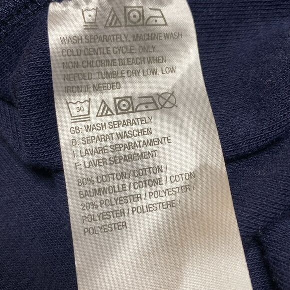 ANYBODY Baby Terry Hoodie with Lace-Up Tie Front - Picture 9 of 9